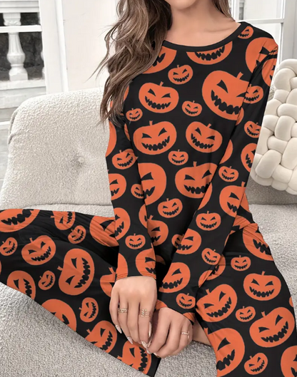 Pumpkin Spice Delight Pajama Set